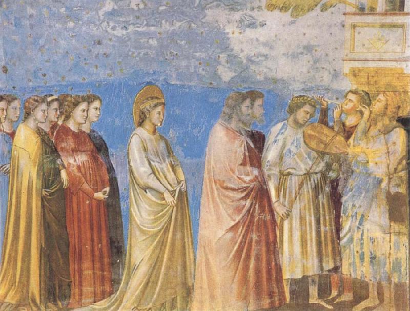 GIOTTO di Bondone The Marriage Procession of the Virgin Germany oil painting art